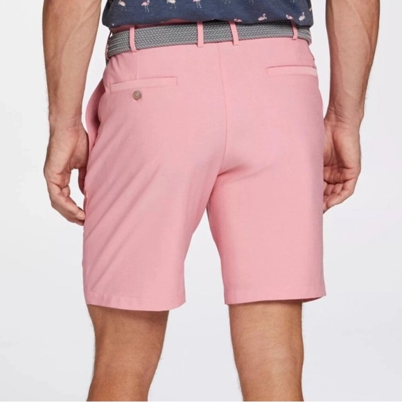 NWT Men's Walter Hagen 9" P11 Micro Lines Golf Shorts Brilliant Pink Size 38 - Picture 2 of 15